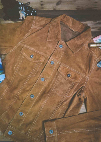 Lederjacke Iron & Resin Highwayman Cognac
