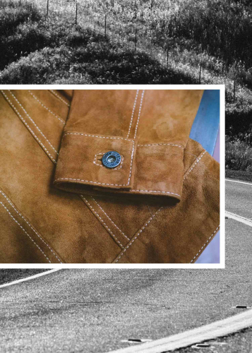 Lederjacke Iron & Resin Highwayman Cognac