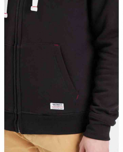 Hoodie Daytona 73 Chamonix schwarz