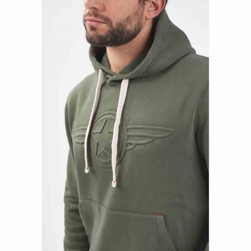 Hoodie Daytona 73 Wings Khaki