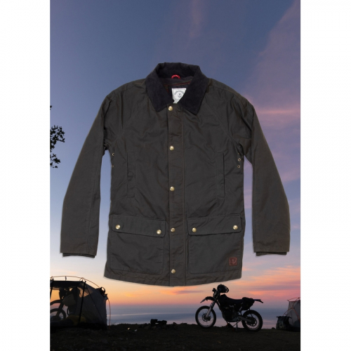 Canvasjacke Iron & Resin Grant Darkgreen