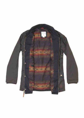 Canvasjacke Iron & Resin Grant Darkgreen