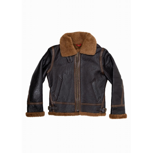 Lederjacke Iron & Resin Irvin braun