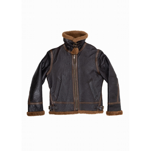 Lederjacke Iron & Resin Irvin braun