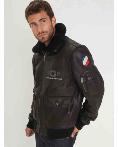 Lederjacke Daytona 73 Phantom schwarz