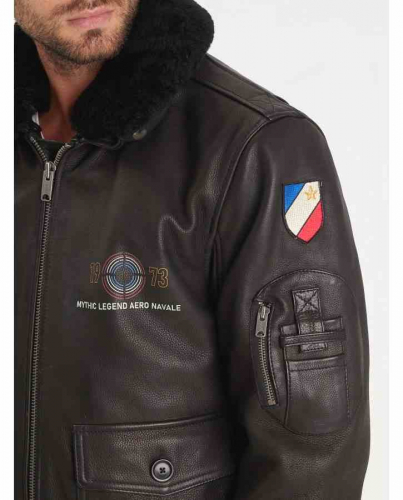 Lederjacke Daytona 73 Phantom schwarz