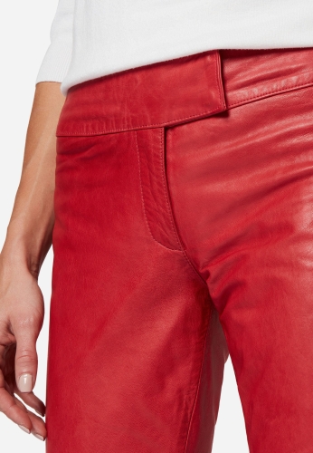 Lederhose Ricano Low Cut rot