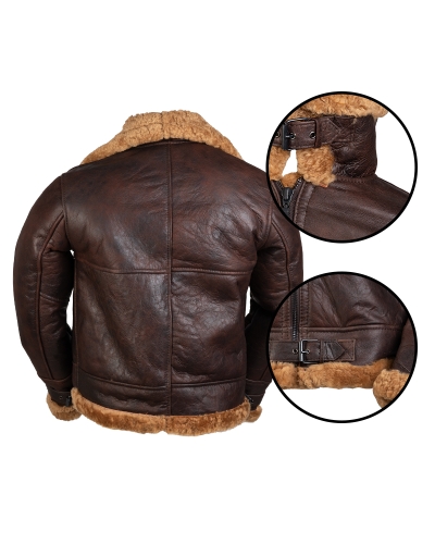 US B46 Air Force Lederjacke braun