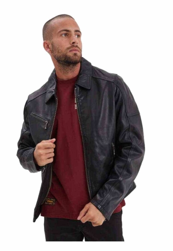 Lederjacke Daytona 73 Mick Maroon