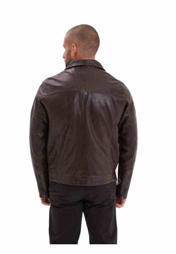 Lederjacke Daytona 73 Mick Maroon