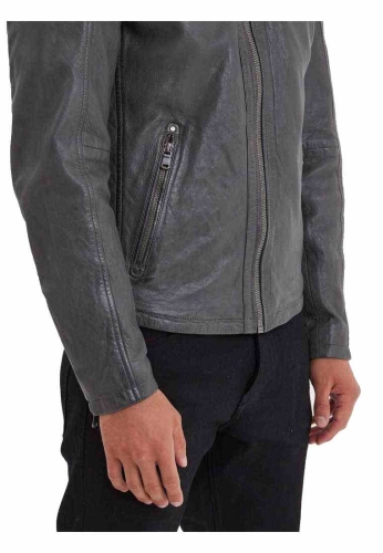Lederjacke Daytona 73 Gafino grau