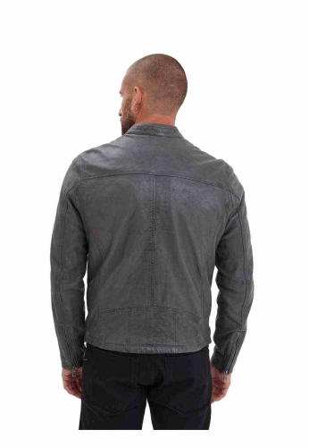 Lederjacke Daytona 73 Gafino grau