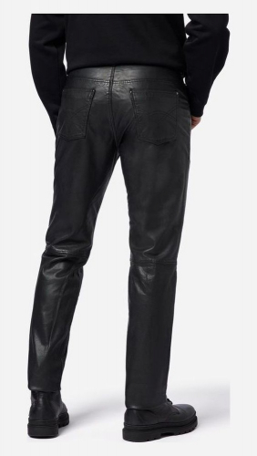 Lederhose Ricano Trant Pant schwarz