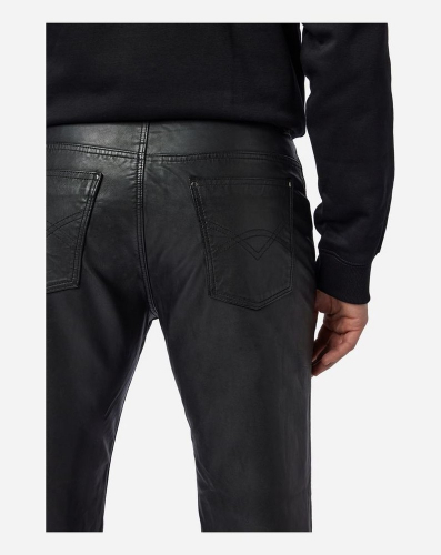 Lederhose Ricano Trant Pant schwarz