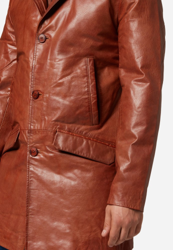 Ledermantel Ricano Veetal Cognac