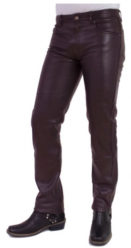 Lederhose Ricano Cow Waxy braun