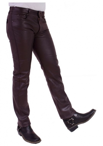 Lederhose Ricano Cow Waxy braun