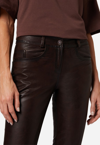 Lederhose Ricano Dorin dunkelbraun