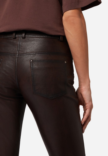 Lederhose Ricano Dorin dunkelbraun