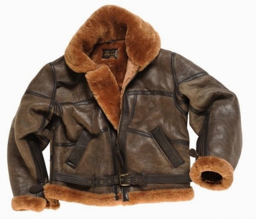 Britische RAF Royal Air Force Lederjacke braun