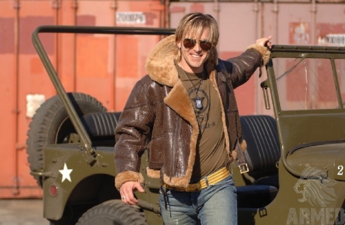 Britische RAF Royal Air Force Lederjacke braun
