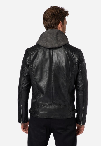 Lederjacke Ricano Brute schwarz