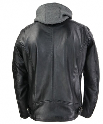 Lederjacke Ricano Brute schwarz