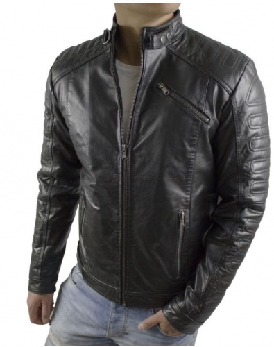 Lederjacke Ricano 410 schwarz