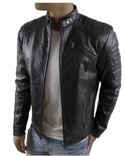 Lederjacke Ricano 410 schwarz