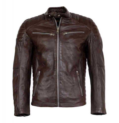 Lederjacke Ricano Cooper braun