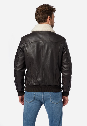 Lederjacke Ricano Pilot II braun