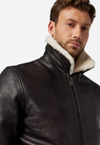 Lederjacke Ricano Pilot II braun