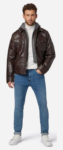 Lederjacke Ricano Rex braun
