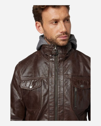Lederjacke Ricano Rex braun