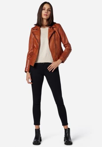 Lederjacke Ricano Sally Cognac-braun