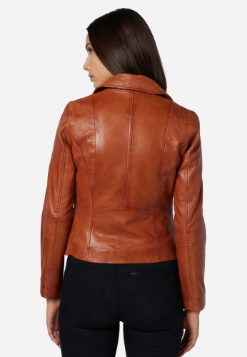 Lederjacke Ricano Sally Cognac-braun