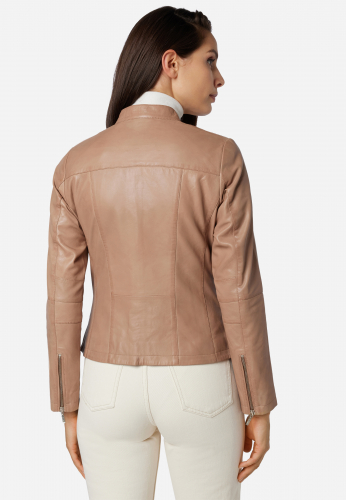 Lederjacke Ricano Abigale Taupe