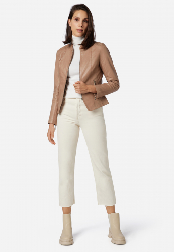 Lederjacke Ricano Abigale Taupe