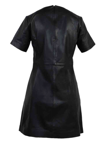 Lederkleid Ricano Femme schwarz
