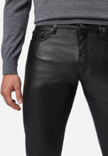Lederhose Ricano Slim Fit schwarz